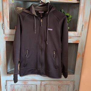 Patagonia Black Zip-Up Hoodie